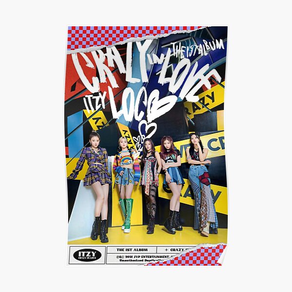 ITZY Crazy In Love Poster Poster RB1201 product Offical itzy Merch