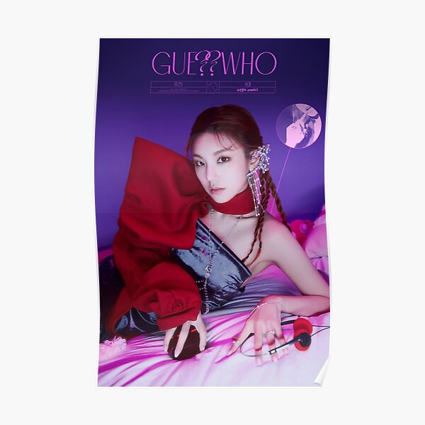 Guess who - Itzy  Poster RB1201 product Offical itzy Merch