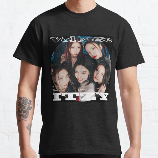 ITZY Voltage Japanese 1st Single Classic T-Shirt RB1201 product Offical itzy Merch