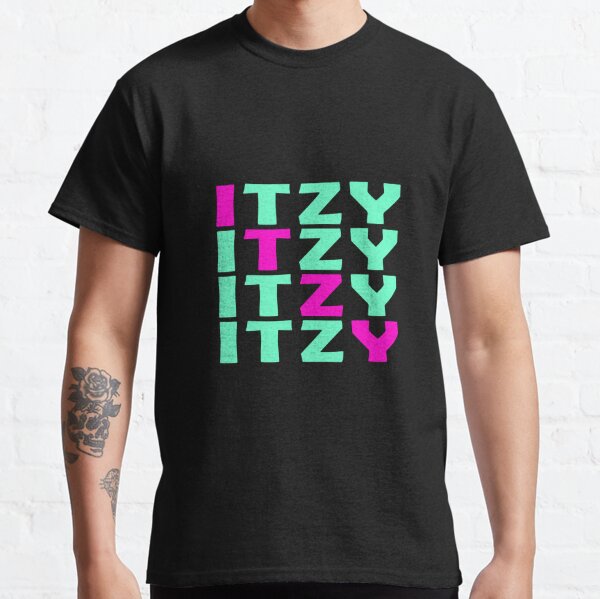 itzy notshy logo Classic T-Shirt RB1201 product Offical itzy Merch
