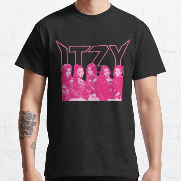 Metal ITZY - Pink (Black version) Classic T-Shirt RB1201 product Offical itzy Merch