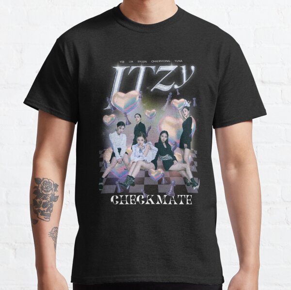 ITZY "Checkmate" Classic T-Shirt RB1201 product Offical itzy Merch