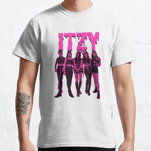 ITZY Pink Classic T-Shirt RB1201 product Offical itzy Merch