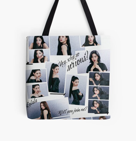 ITZY - Cheshire 4 Cuts (2) All Over Print Tote Bag RB1201 product Offical itzy Merch