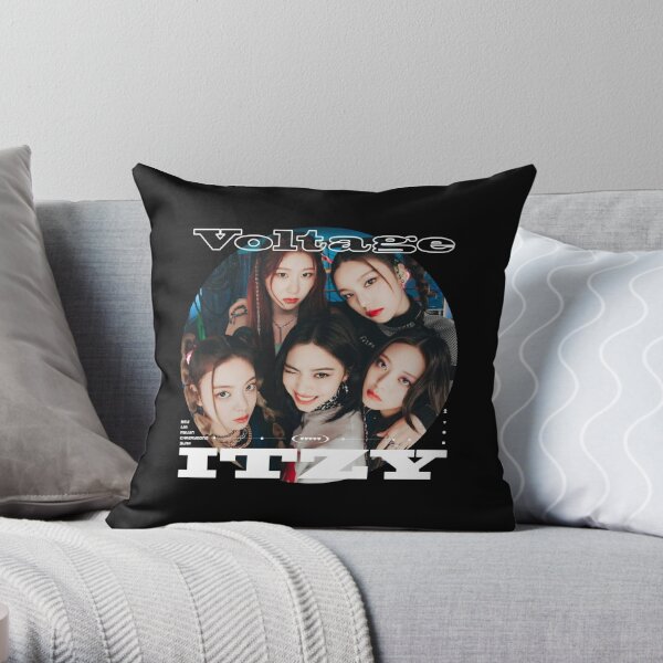 ITZY Voltage Japanese 1st Single Throw Pillow RB1201 product Offical itzy Merch