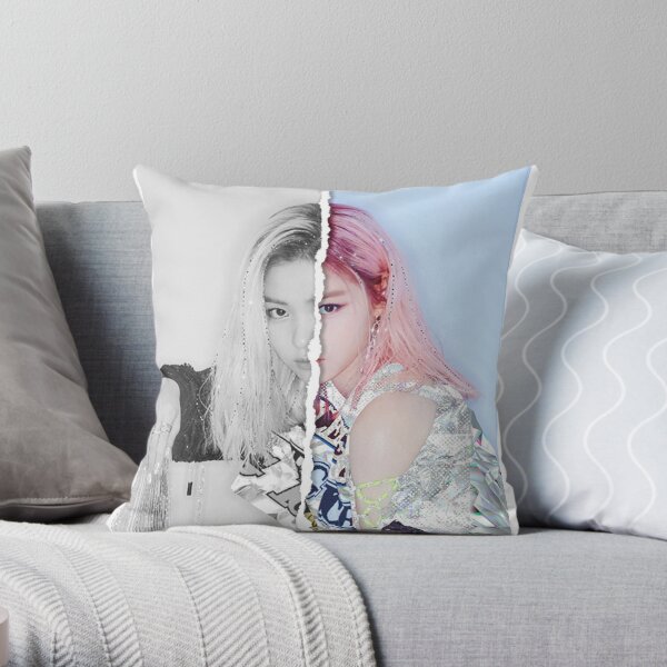 ITZY Ryujin (Divided Photo) Throw Pillow RB1201 product Offical itzy Merch