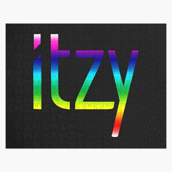 Itzy kpop colorful logo Jigsaw Puzzle RB1201 product Offical itzy Merch